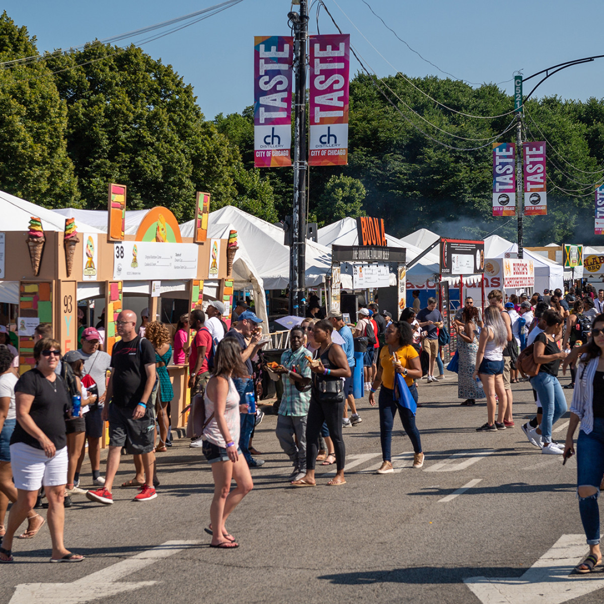 Taste of Chicago Grant Park Loop Chicago