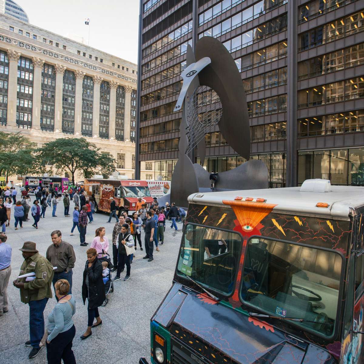 Daley Plaza Loop Chicago