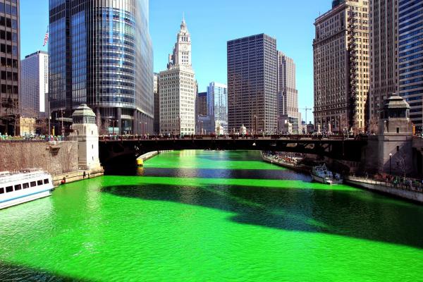 Photos: Chicago River dyed green for St. Patrick's Day - Chicago Sun-Times