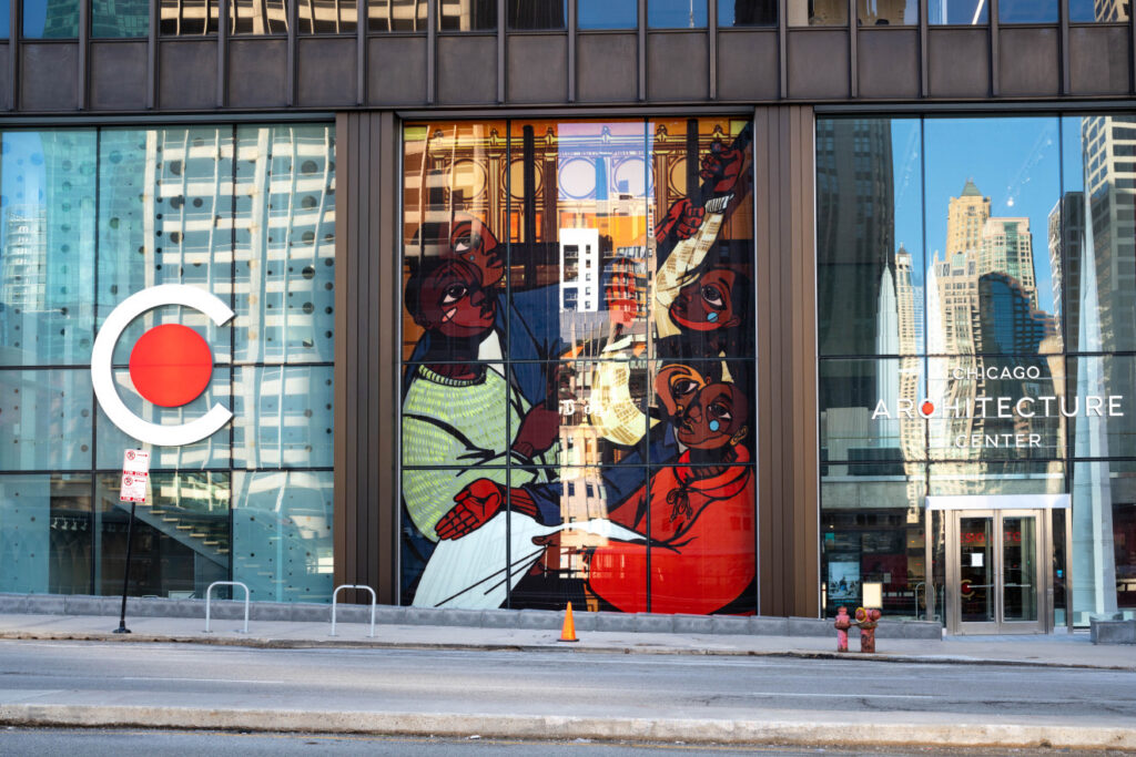 Chicago Architecture Center celebrates Black History Month with new Langston Allston mural