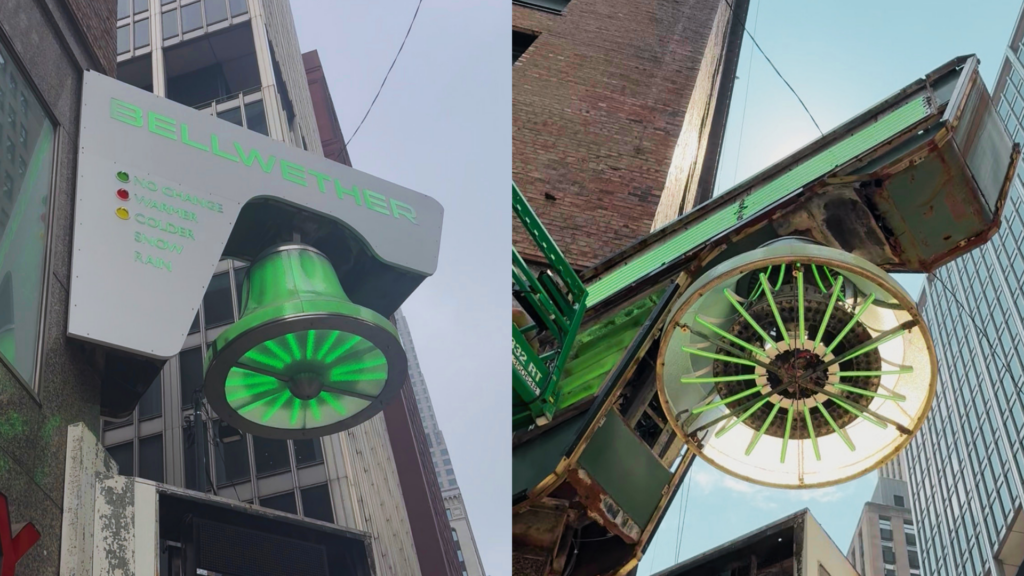 The iconic Loop weather bell is lighting up into a new era